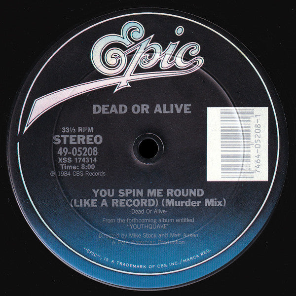 Dead Or Alive - You Spin Me Round (Like a Record) (Version 1) (1984)