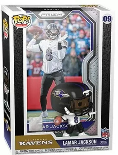 Funko POP! Trading Cards: NFL Baltimore Ravens Lamar Jackson #09