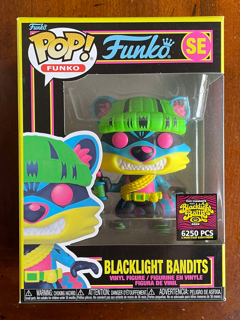 Funko POP! Fundays Blacklight Bandits Raccoon SE Limited to 6250 Exclusive