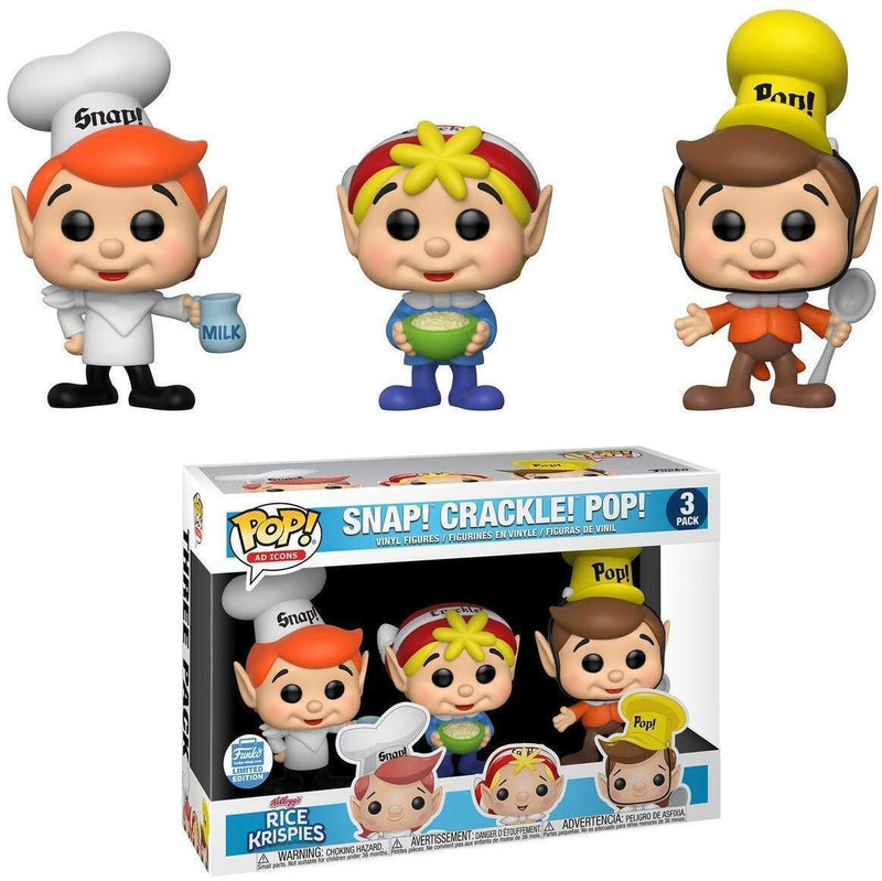 Funko POP! Ad Icons - Rice Krispies 3-PACK - SNAP! CRACKLE! POP!