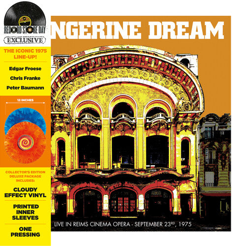 Tangerine Dream -  Live At Reims Cinema Opera (September 23rd 1975) (Colored Vinyl, Picture Disc Vinyl, Blue, Orange)