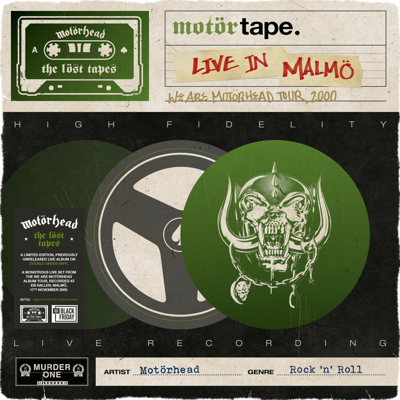 Motorhead - The Lost Tapes Vol. 3 (Live In Malmo 2000) LP (RSD)