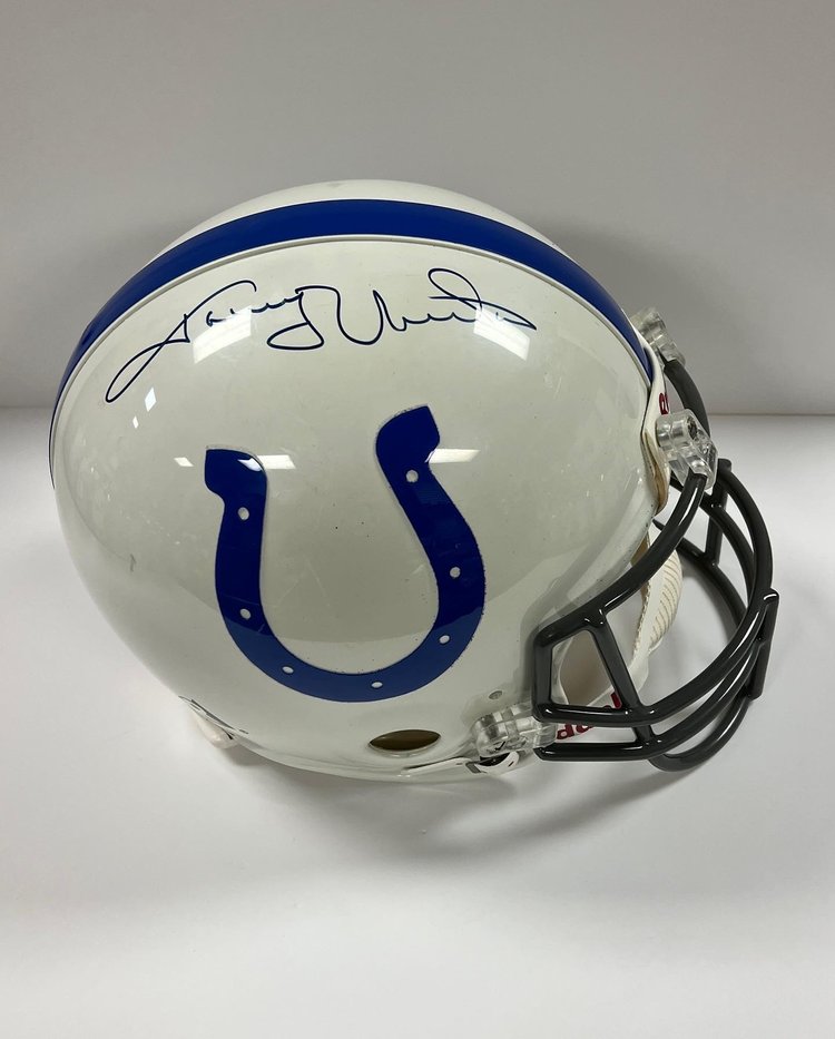 Johnny Unitas Autographed Full Size Helmet