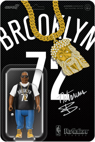Super7 - Notorious B.I.G. ReAction Wave 2 - Biggie Brooklyn Jersey