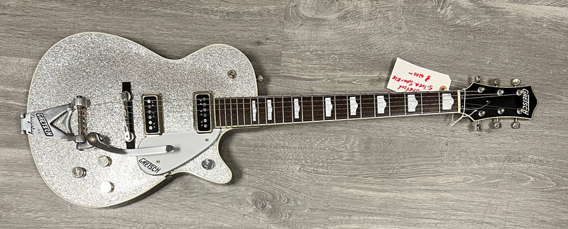 1996 Gretsch Used Silver Sparkle Guitar