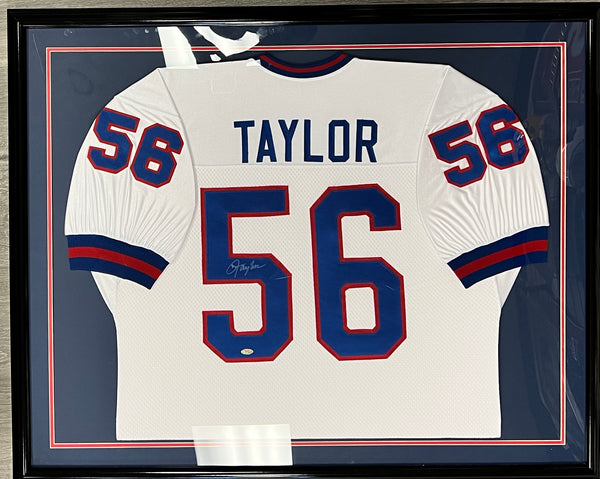 Lawrence Taylor Autographed Framed Jersey Giants