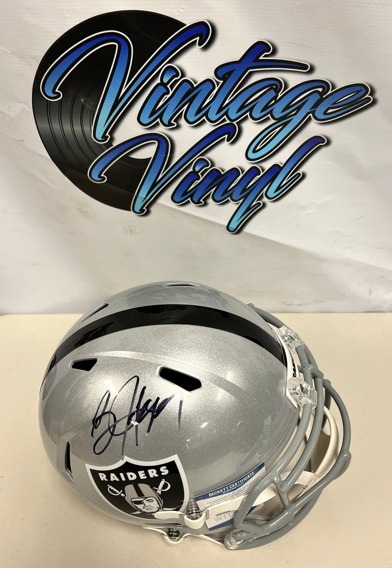 Bo Jackson Autographed Full Size Raiders Helmet