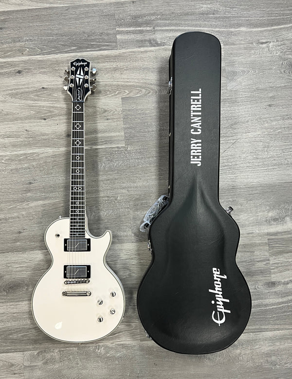Jerry Cantrell Epiphone Les Paul White w/Case