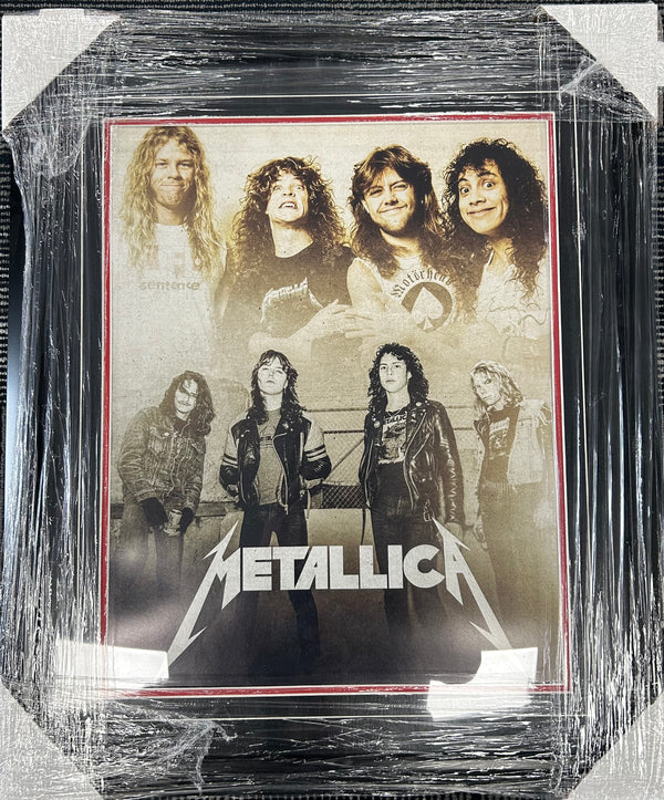Framed Metallica Display