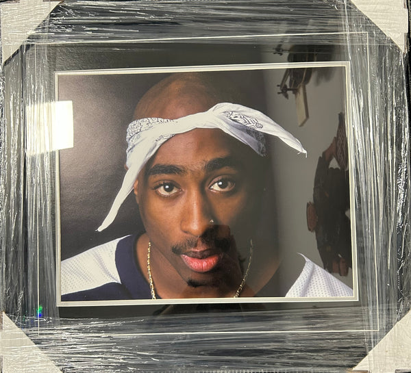 Framed Tupac Shakur Display