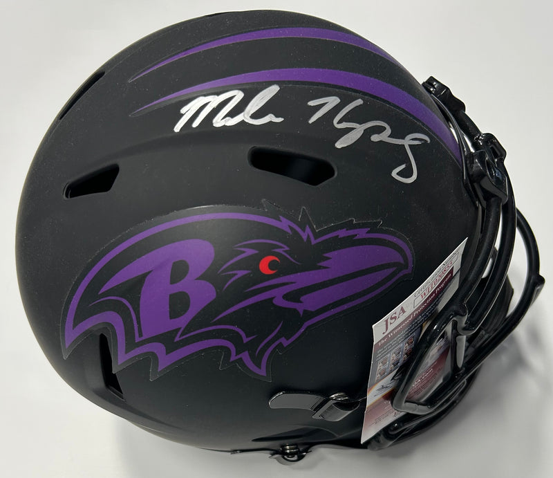 Baltimore Ravens Marion Humphrey Autographed Helmet