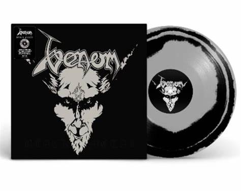 Venom - Black Metal LP (Ltd. 40th Anniversary Silver & Black Splatter Vinyl)