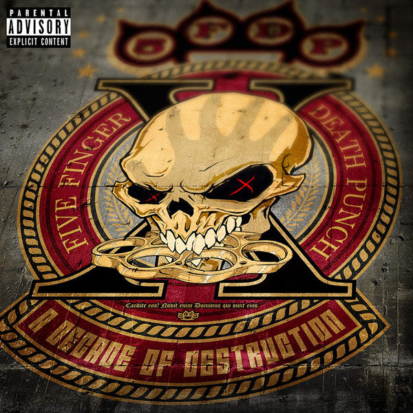 Five Finger Death Punch – A Decade Of Destruction 2LP (Walmart Exclusive, Scarlet Red Vinyl)