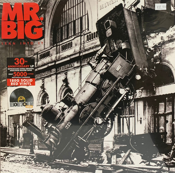 (RSD) Mr. Big – Lean Into It (Vinyl, LP, Album, Limited Edition, Numbered, Reissue, Stereo, Red, 180G)