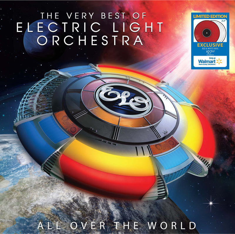 ELO - The Very Best of Electric Light Orchestra 2LP (Walmart Exclusive, Red & White Vinyl)