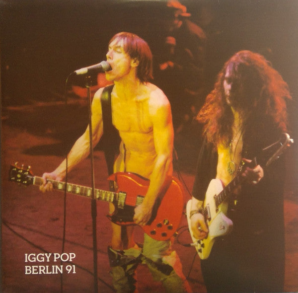 (RSD) Iggy Pop - Berlin '91 2LP (Crystal Clear + Crystal Amber Vinyl)