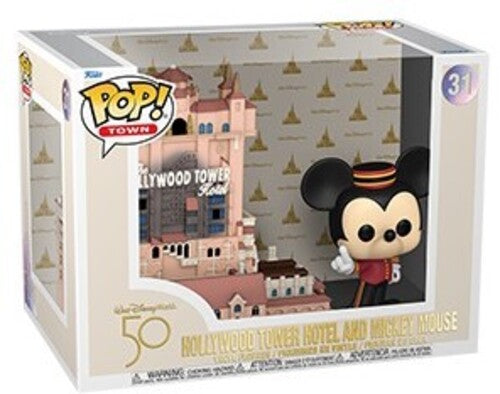 FUNKO POP! TOWN: Walt Disney World 50th Anniversary -Tower of Terror w/ Mickey