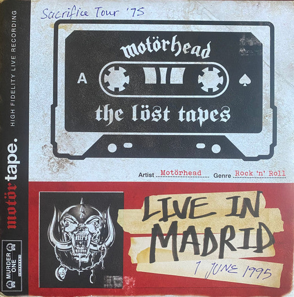 Motörhead – The Löst Tapes Vol. 1 (Live In Madrid 1 June 1995) 2LP