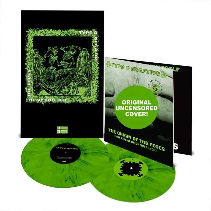 Type O Negative - The Origin Of The Feces (Deluxe Edition) Green And Black 2 LP (Scratch And Sniff Cover)