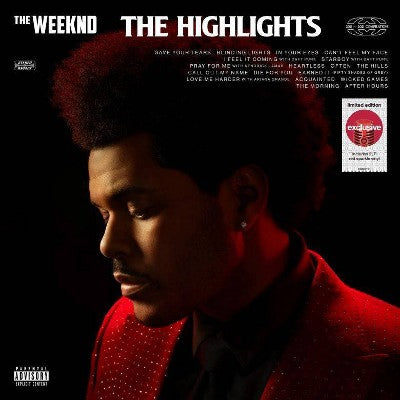 The Weeknd - The Highlights 2LP (Target Exclusive Red Sparkle Vinyl)