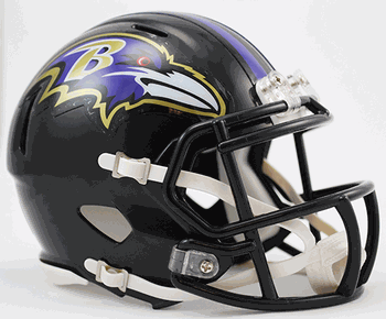 Baltimore Ravens Full Size Black Replica Helmet